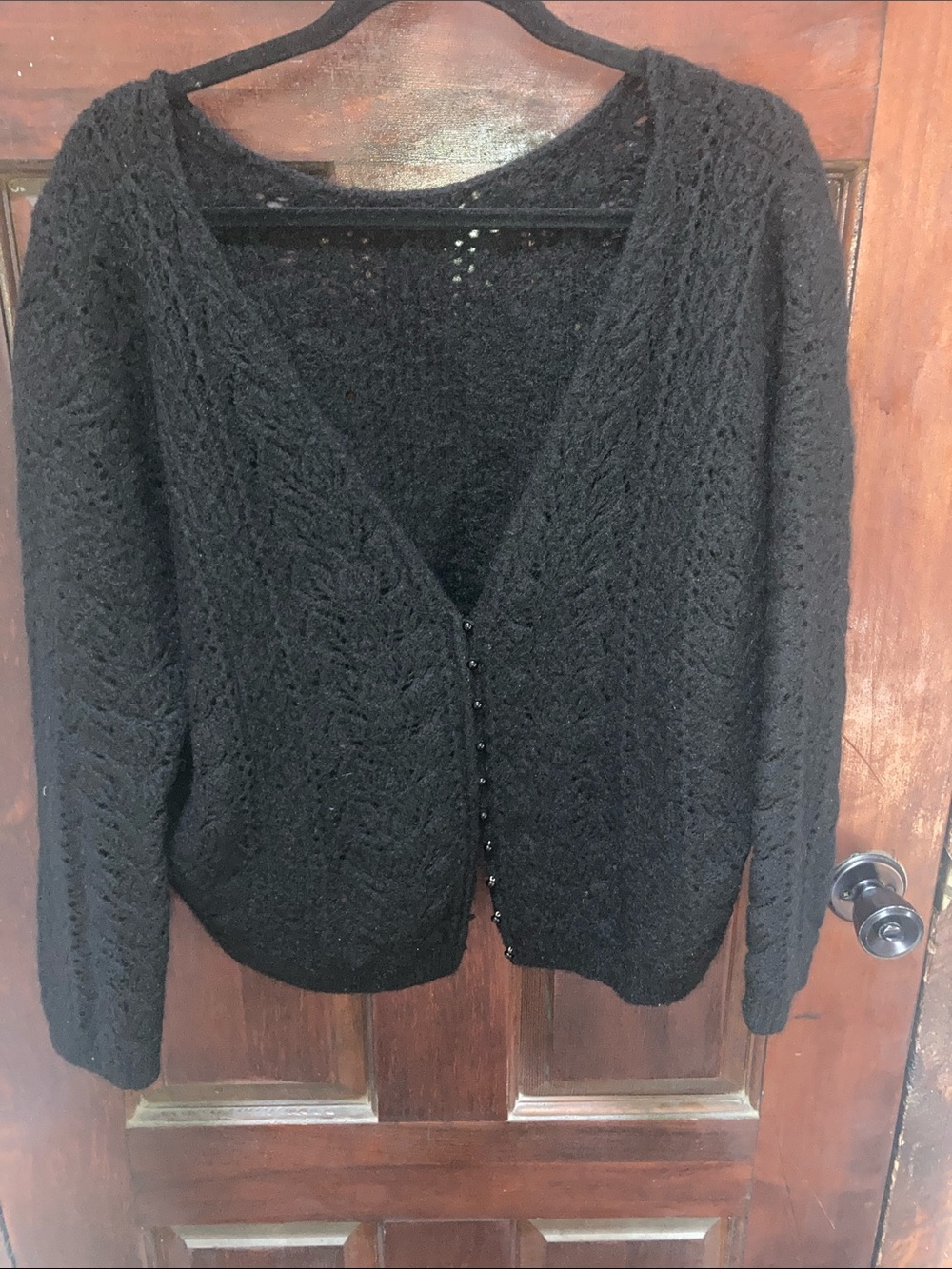Sézane Black Cardigan